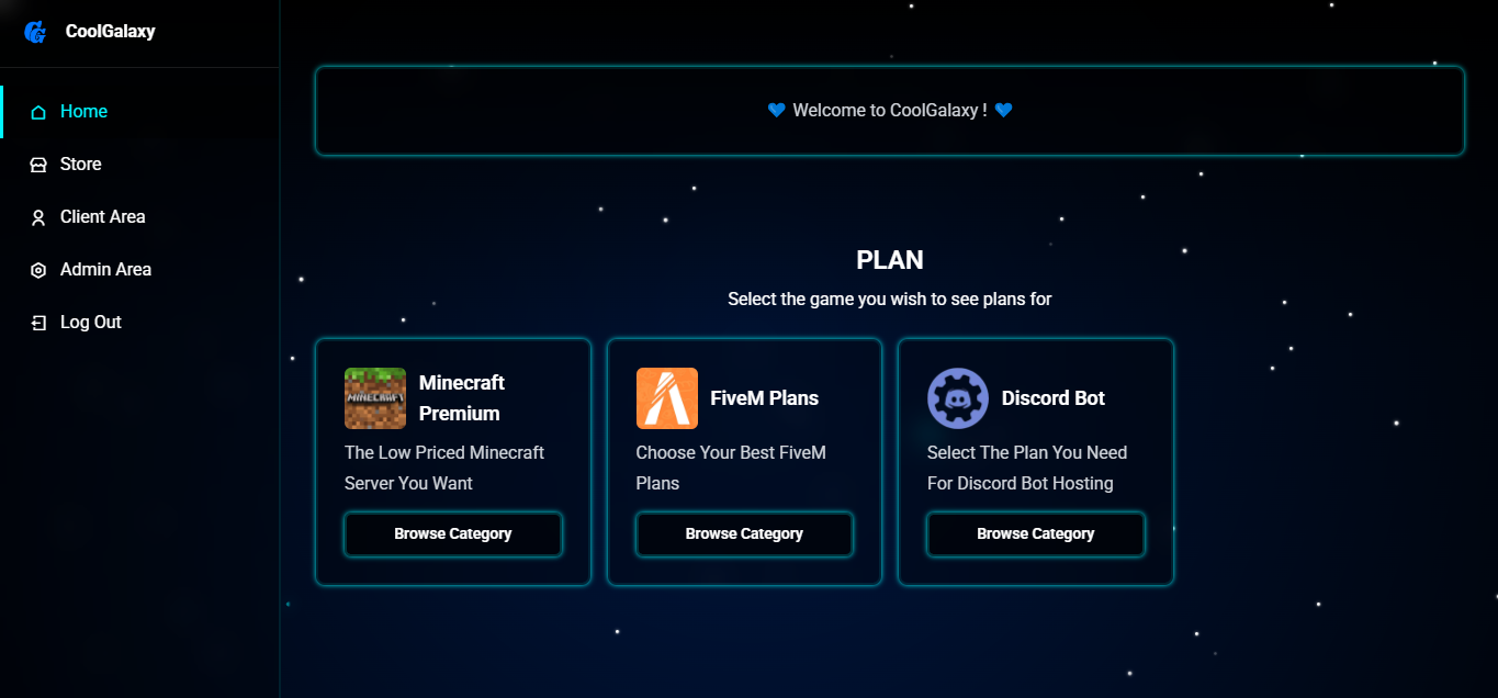 CoolGalaxy Billing Platform